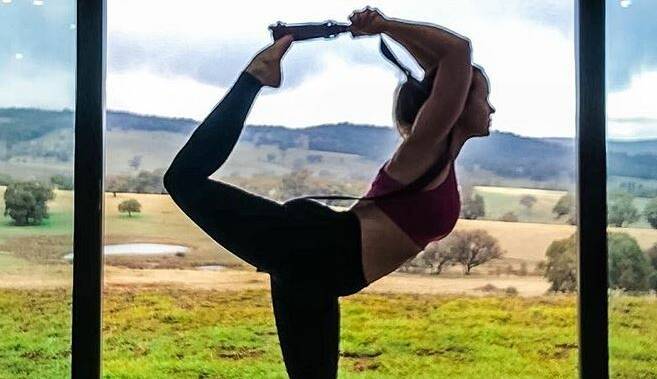 DRINKING SPORTS: Becuase it pays to be limber when you're reaching for the third bottle. Photo: Instagram @Sankhayoga