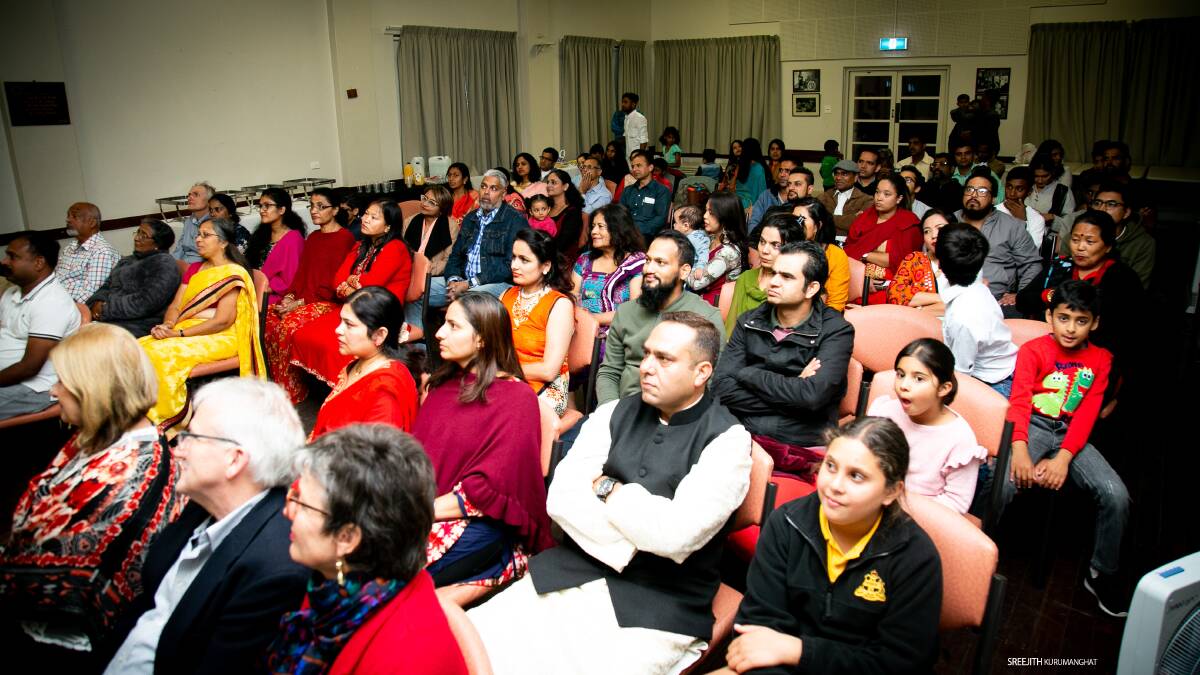 OFFICIAL CEREMONY: The Orange Hindu Association packed out the Country Women's Association Hall at Robertson Park on Friday evening. Photo: SREEJITH KURUMANGHAT