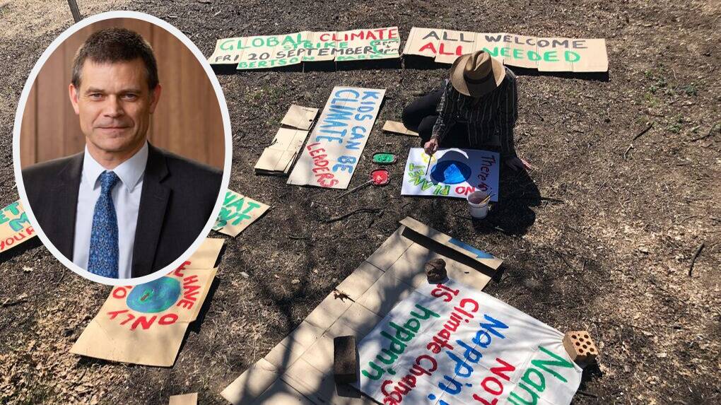 CLIMATE ACTION: CSU Vice-Chancellor Professor Andrew Vann said university students and staff will have support from administration should they choose to strike. Photo: SUPPLIED