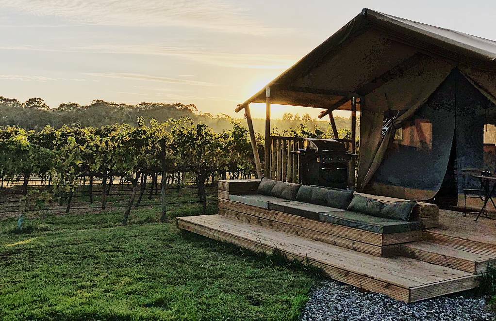 GLAMPING GIVEAWAY: Nashdale Lane Wines have donated a glamping package to be given away through a raffle. Photo: SUPPLIED