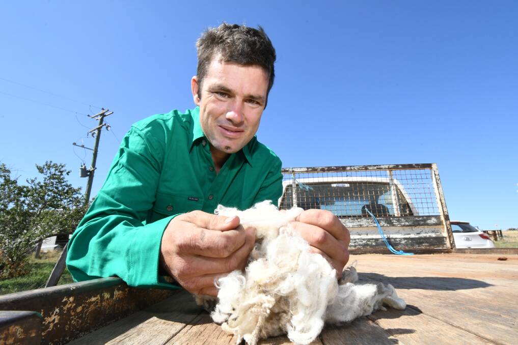 WOOL TOUR: Floyd Legge flew to China to learn about the production process of the product he's grown up with. Photo: JUDE KEOGH: 0314jkwool1