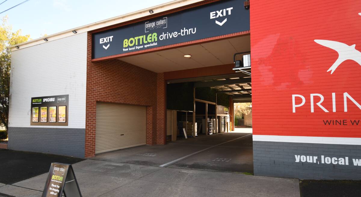 ON-THE-GO: Drive through bottle shop on Lords Place set to double as a drive through coffee shop. Photo: SUPPLIED