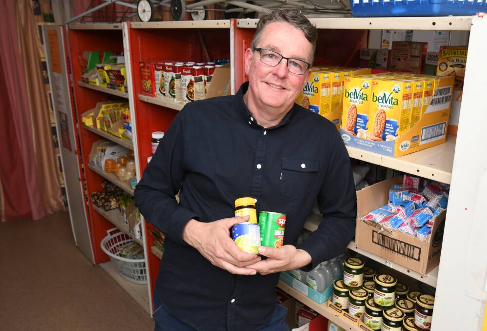 WASTE CRUSADER: FoodCare's James Karbowiak has called for consumers to examine their grocery purchase habits to reduce what's being thrown away each week. Photo: JUDE KEOGH 1025jkfood1