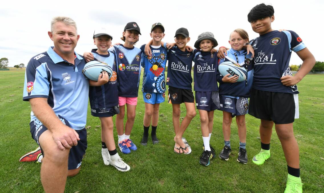 ACTIVE KIDS: Bloomfield Junior Rugby League president Jason Greenhalgh hopes the NSW Government's Active Kids initiative will get more children on the sports field.