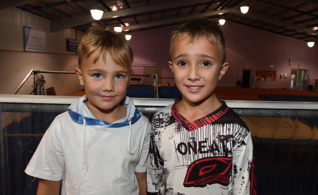 BROTHER BUDDIES: Hamish and Oliver Clulee. Photo: CARLA FREEDMAN