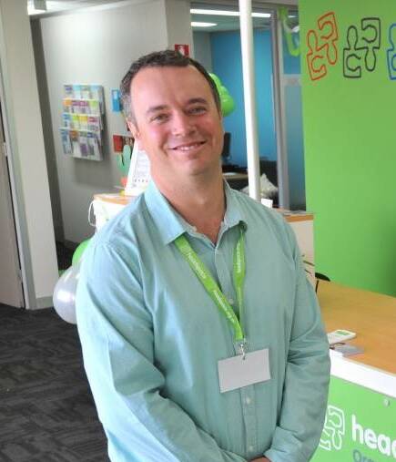 Group manager of Headspace centres for the region Peter Rohr said reaching out for help can be a difficult step for young people to take. Photo: JUDE KEOGH