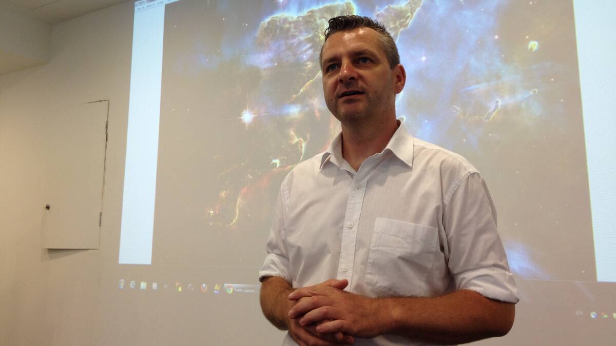 BIG IDEAS: University of Sydney's Professor of Astrophysics Geraint Lewis will present his talk, Waiting for the end of time. Photo: SUPPLIED