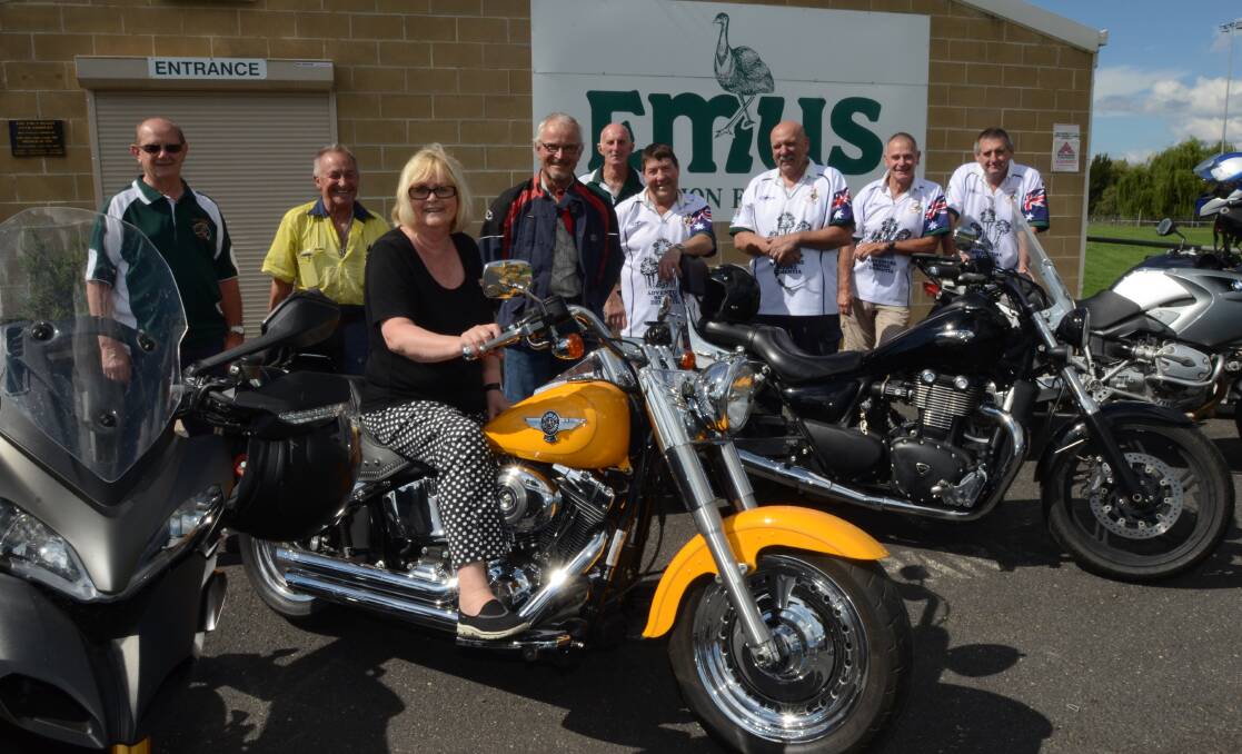 READY TO ROLL: The Emus Roadrunners motorcycle charity ride is on again soon, with members gearing up in the name of raising funds.