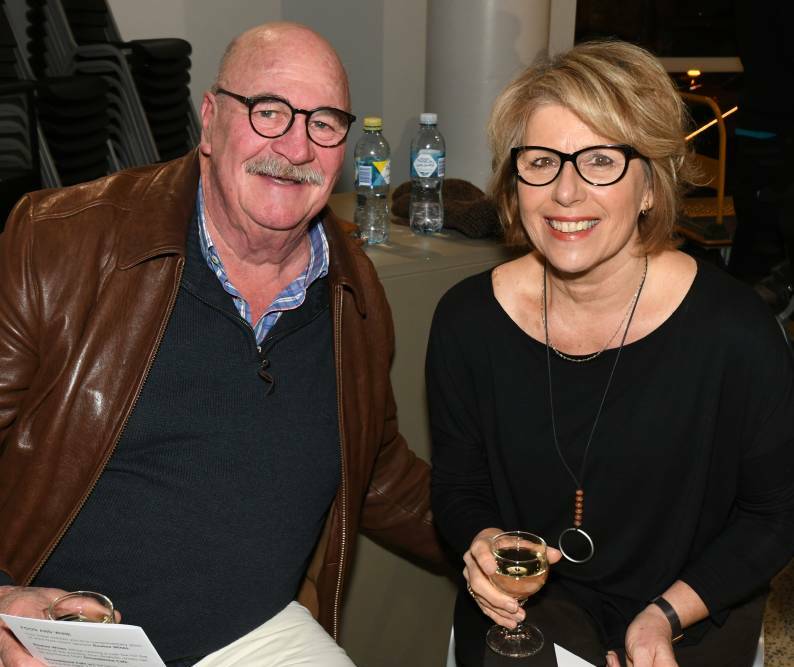 MUSEUM UP LATE: Don Harvey and Ruth Thompson at the Paddock to Plate exhibition in June. Photo: JUDE KEOGH