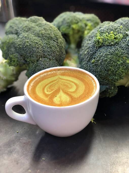 VEGGIE FIX: The CSIRO has developed a broccoli powder which could soon come to coffees in cafes across the country - health professionals rejoice.