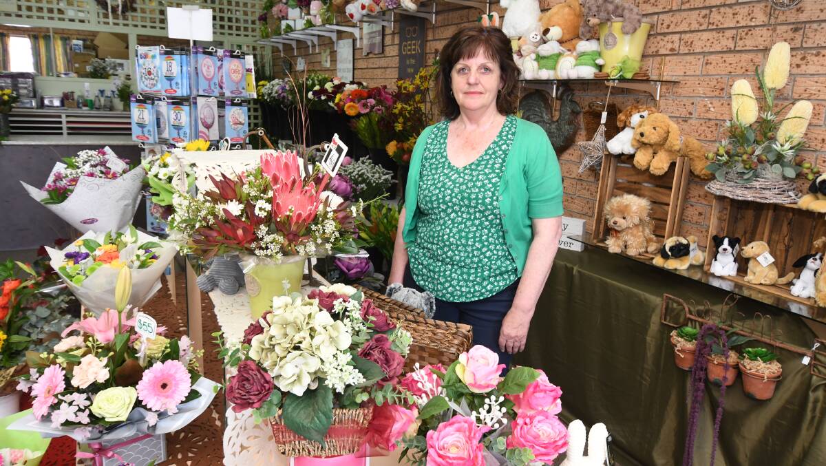 CHANGED LANDSCAPE: Classic Country Rose owner Sheryl Lewis said she's had to cut down on gift stock because she can't compete with wholesale prices. Photo: JUDE KEOGH