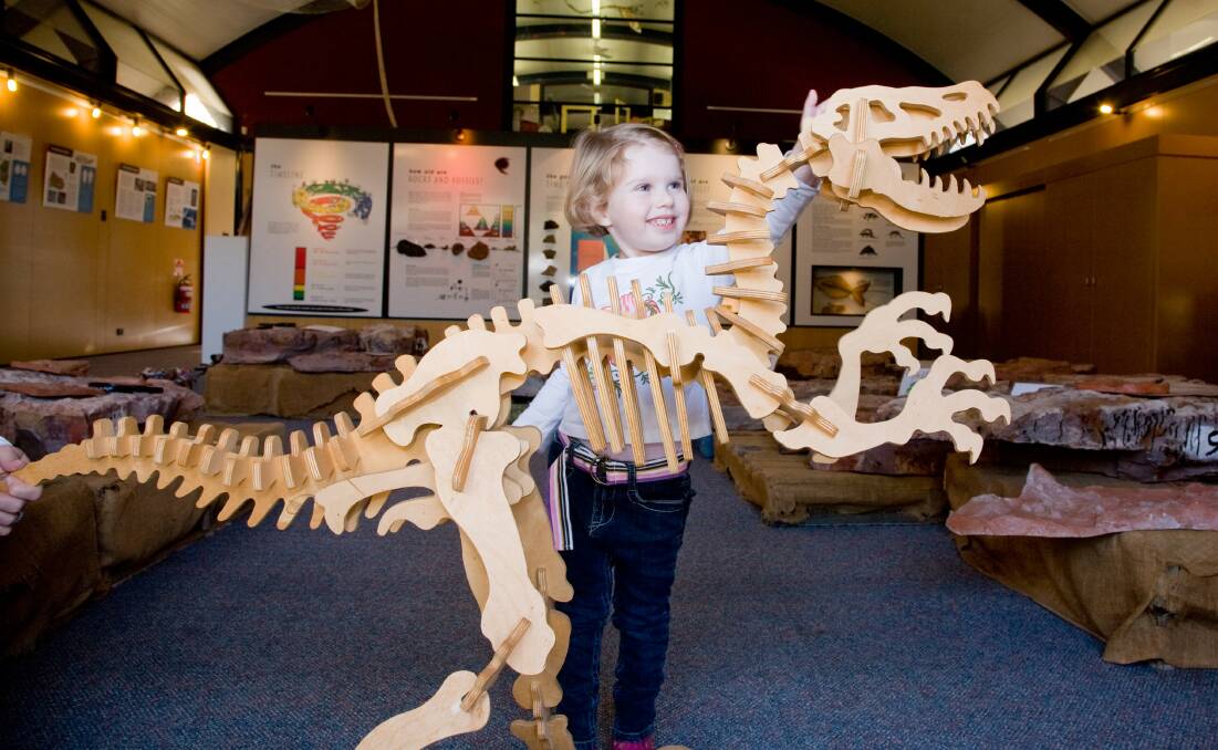 ROARING COMPETITION: Snap a selfie at the Age of Fishes Museum in Canowindra to get closer to completing the passport challenge. Photo: supplied.