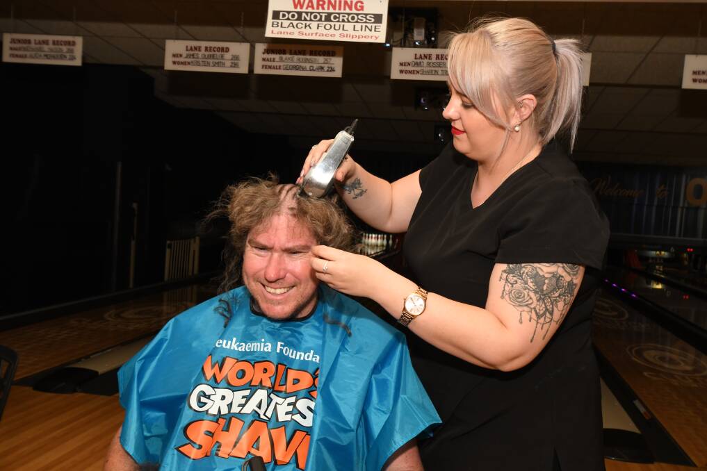 All the photos of the head shave at Orange Tenpin Bowl - March 2019