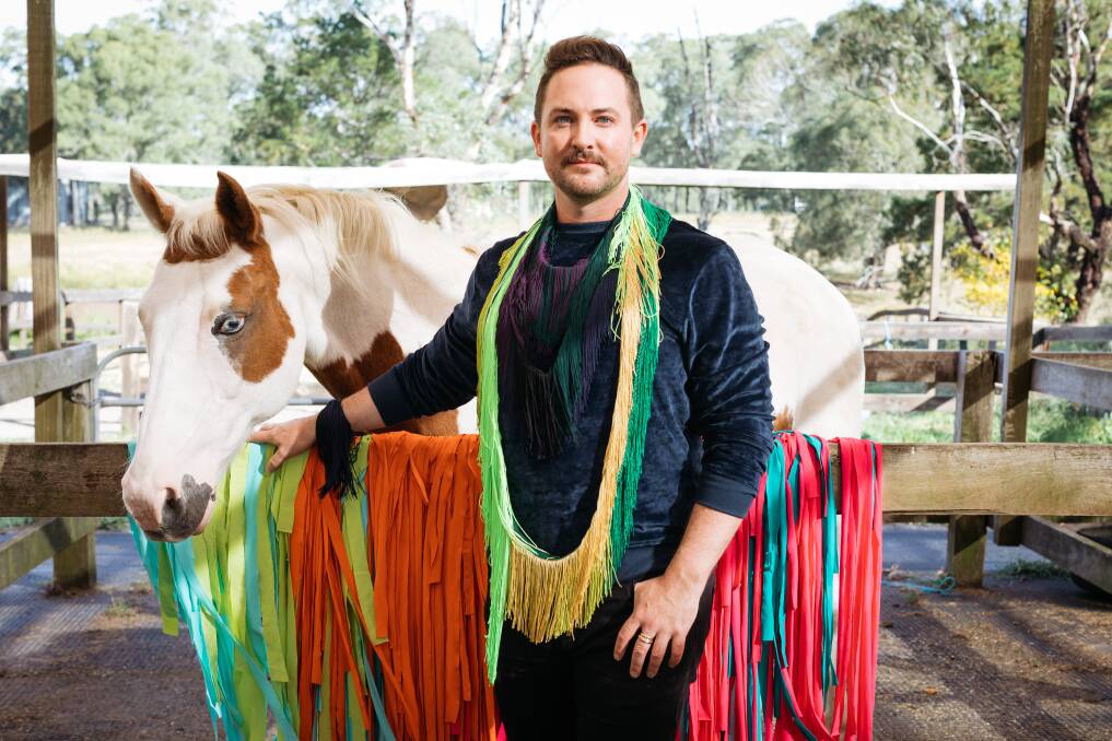 Hello, good to meet you: Liam Benson at Riding for the Disabled Association NSW, Tall Timbers Centre, Box Hill, 2019. Image courtesy of the Museum of Contemporary Art Australia. Photo: JACQUIE MANNING