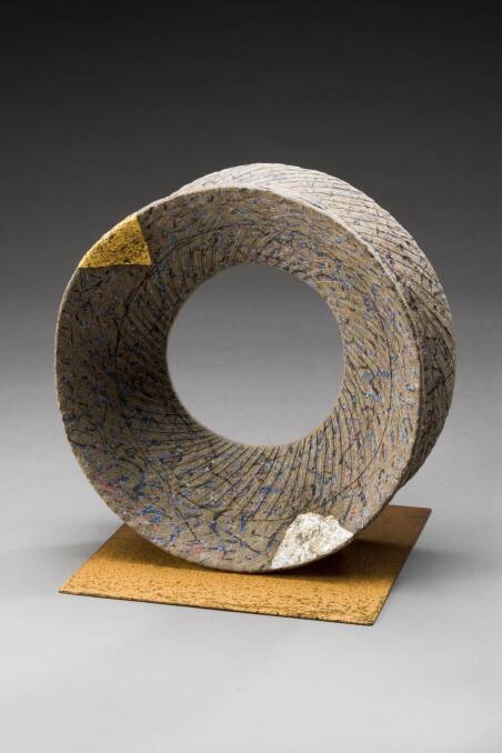 VISUALLY STUNNING: Mitsuo Sholji’s ‘En - Indented Circle’ from 2010 will be part of the exhibit at Orange Regional Gallery. Photo: SUPPLIED