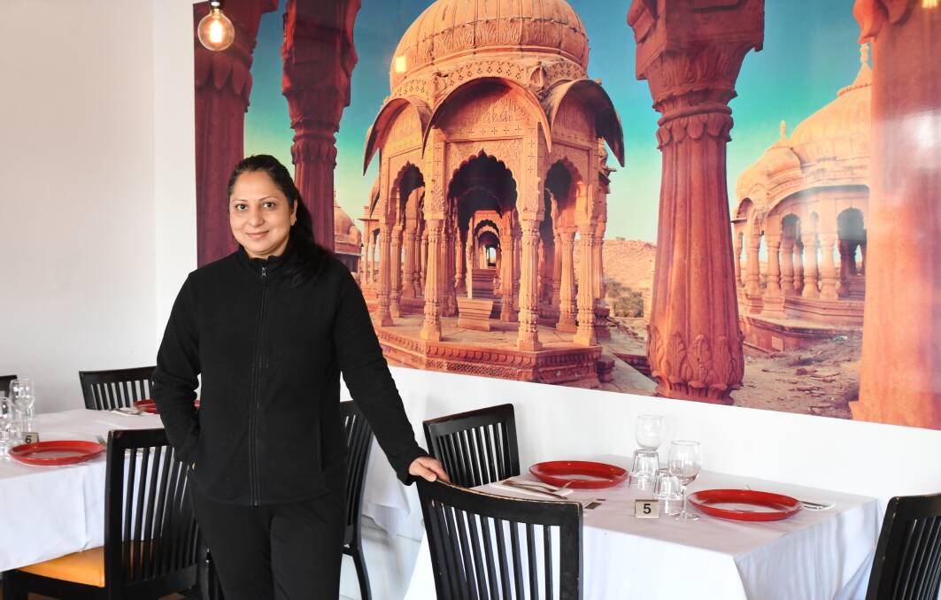 ON THE MOVE: Thar Indian Cuisine owner Madhu Sarswat at the new restaurant. Photo: JUDE KEOGH