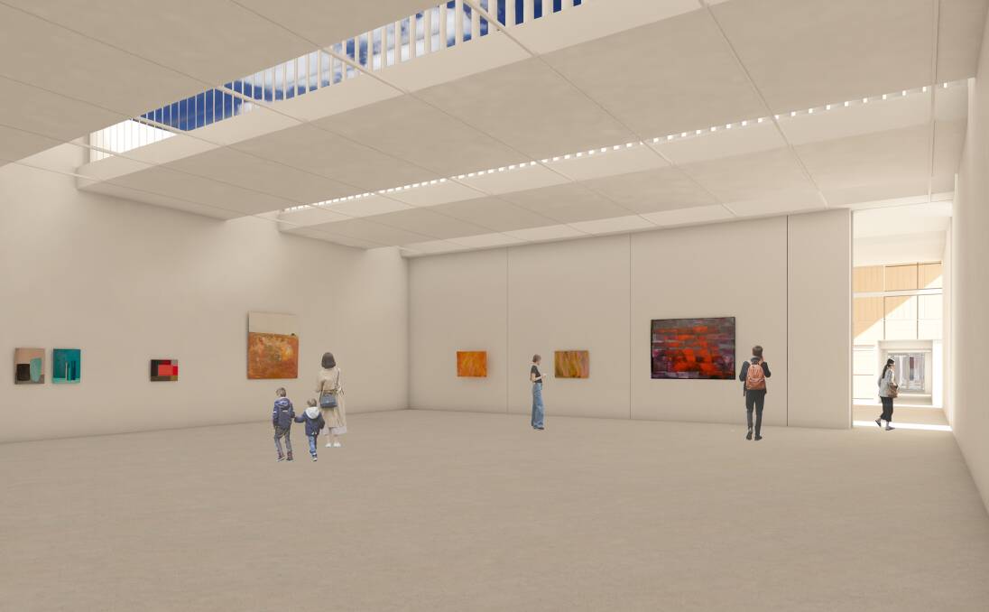 WHAT THE FUTURE HOLDS: Architect Marshalls 3D rendering of the proposed new Orange Regional Gallery space. The facility will also include new storage and conservation areas and a 77-seater theatrette. Image: SUPPLIED
