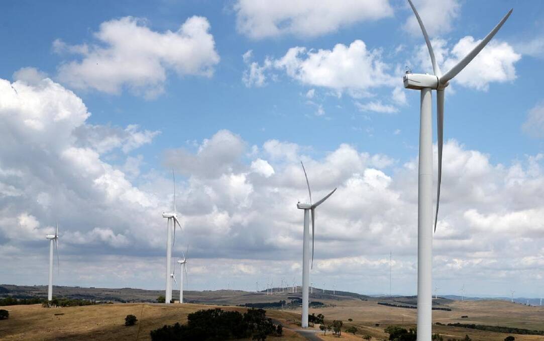 UP IN THE AIR: People near wind farms believe turbines as high as a 40-storey building are a blot on the landscape. Photo: FILE PHOTO
