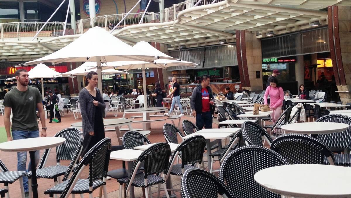 FOOD FOR THOUGHT: Central Western Daily columnist Denis Gregory asks if we need a food hall - like this one at Warringah Mall - or a department store? Photo: SUPPLIED