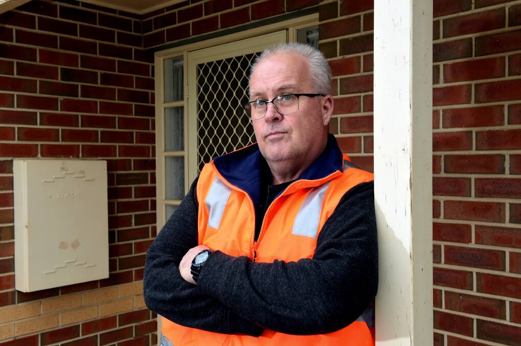 Gerard Murphy is one of hundreds of Ballarat construction workers left out of a job by the sudden ban on construction. Picture: Jeremy Bannister