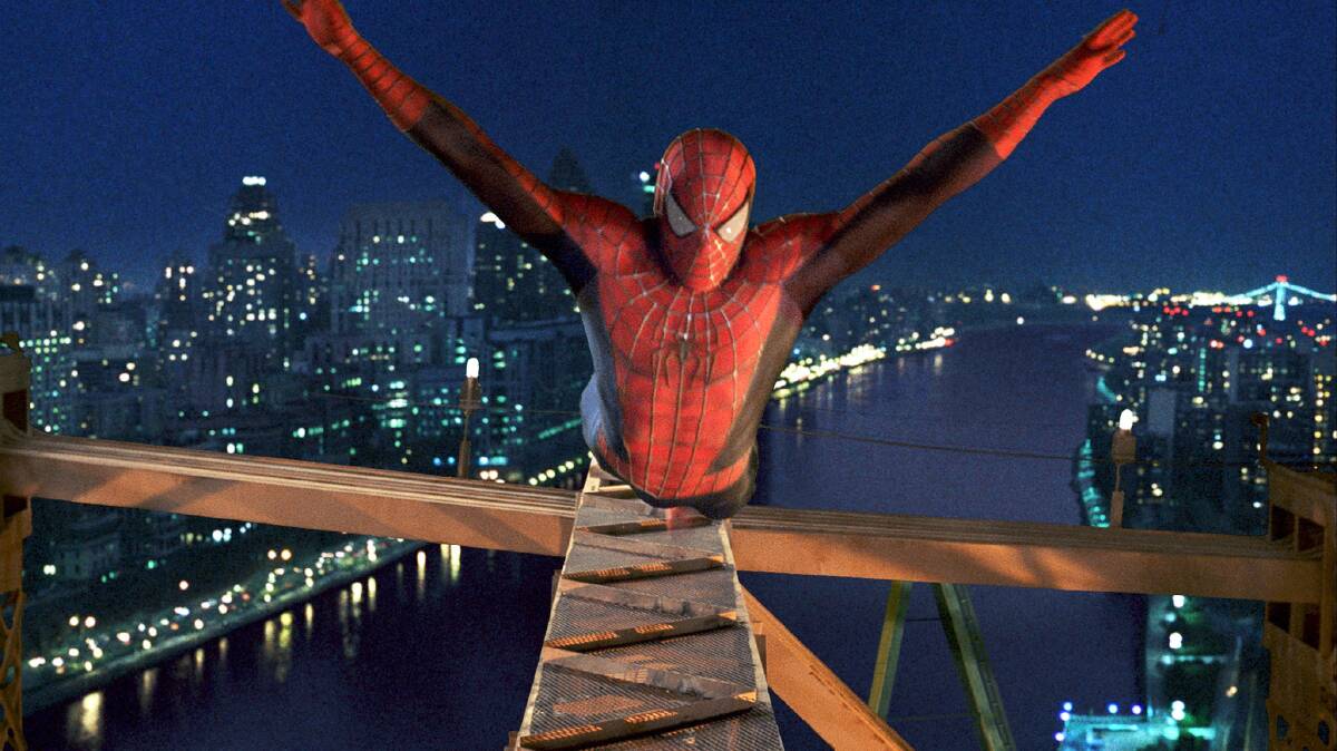 Spider-Man, starring Tobey Maguire, was originally meant to heavily feature the Twin Towers and had to be rewritten. Picture: Sony Pictures