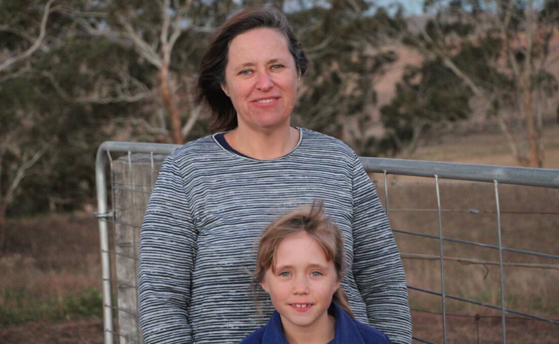 Cassandra McLaren, who started up the facebook page One Day Closer to Rain, with her eight-year-old daughter Emma, who inspired it. Photo: CONTRIBUTED