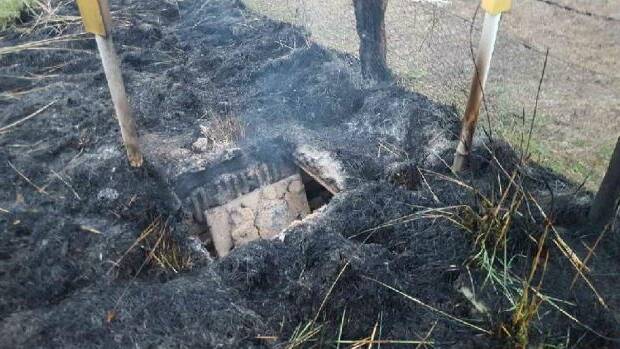 RFS rules out lightning as cause of Telstra pit fire