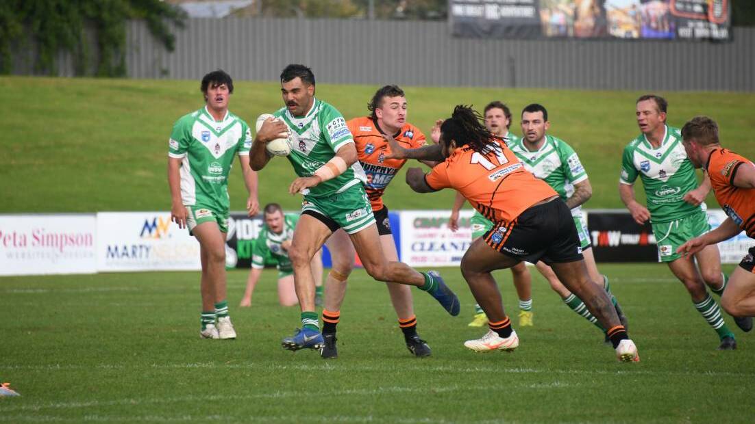 DOUBLE TROUBLE: Jeremy Thurston played a starring role for Dubbo CYMS against Nyngan Tigers. 