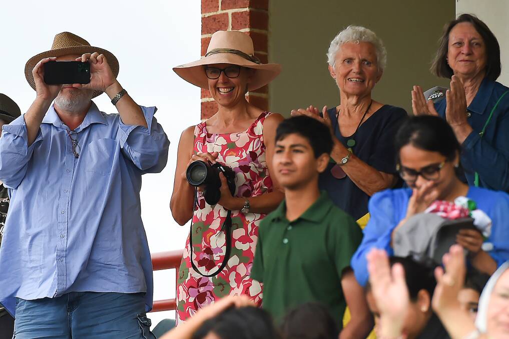 Catherine Litchfield with her mother Elizabeth. Picture by Albert Perez - CA/Cricket Australia via Getty Images