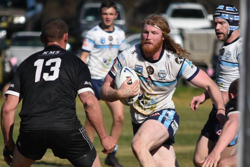 LEADER OF THE PACK: Nathan Potts will look to sure up the middle this weekend against Cowra. Photo: RENEE POWELL