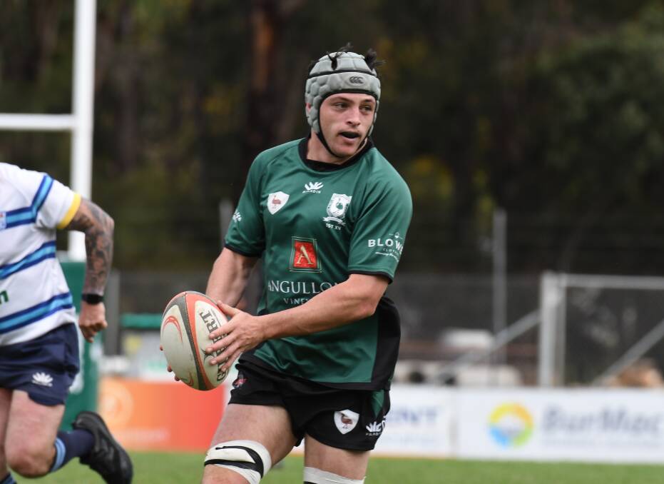 NEW TO TOWN: Ollie Harvison only made the move to Orange in February and he's already impressed on the rugby union scene. Photo: JUDE KEOGH