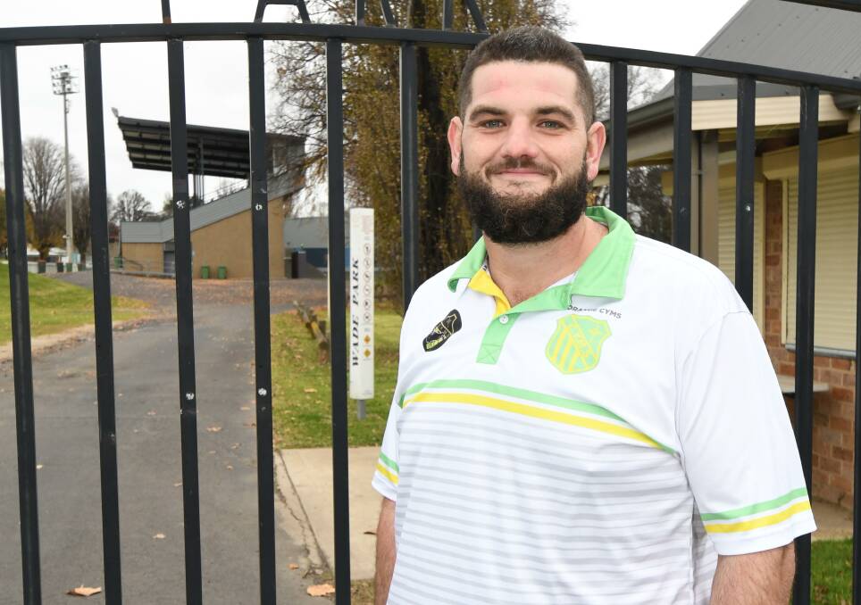 IMPORTANT MESSAGE: Orange CYMS' Phil Essam wants sporting clubs to embrace his mental health campaign. Photo: JUDE KEOGH