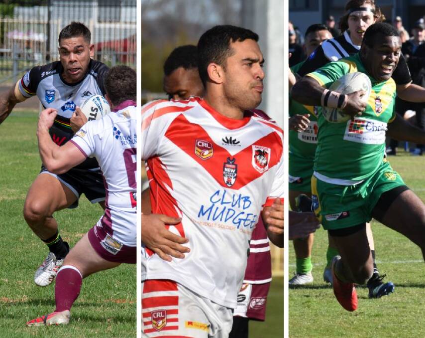 TRY-SCORERS: Desi Doolan, Corin Smith and Joey Lasagavibau are all sitting high on the try-scorers list.