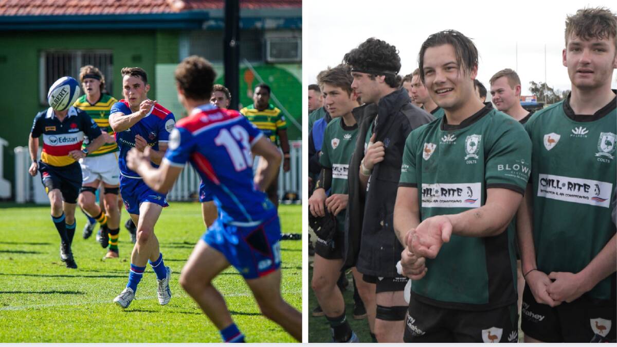 Jack Ryan and Leo Ferguson will face up against each other this weekend. Pictures by Manly Marlins Rugby Union Club and Jude Keogh 