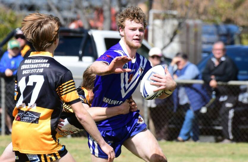Molong Bulls halfback Bailey Peschka. Picture by Jude Keogh