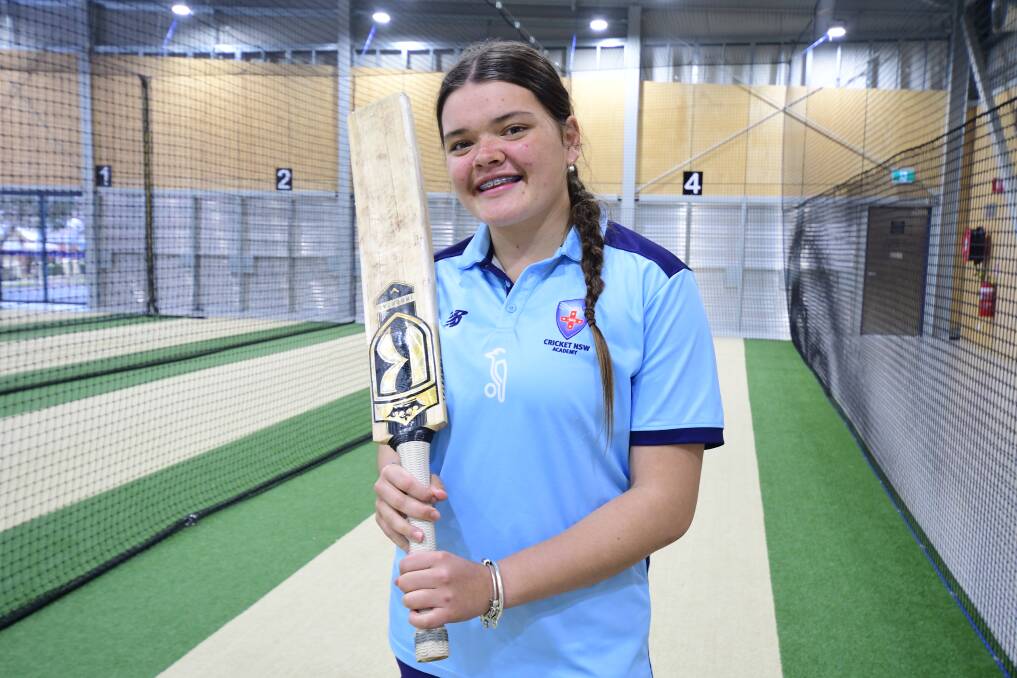 CUT ABOVE THE REST: Ellen Dolbel is impressing the right people after Cricket NSW Country state selection. Photo: JUDE KEOGH 