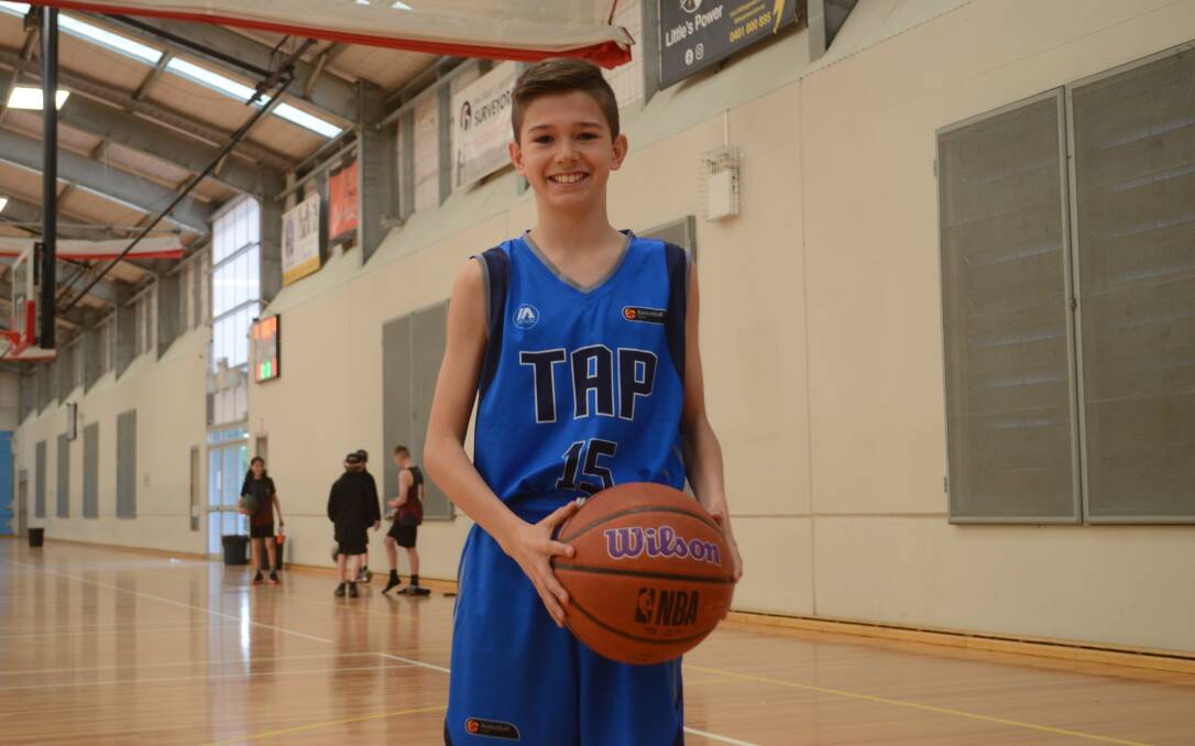 Flynn Keegan was part of NSW Basketball's talented athlete program. Picture by Lachlan Harper 
