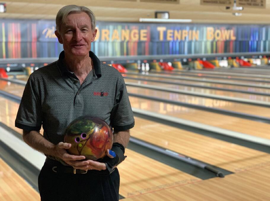 STRIKE 'EM DOWN: Tony Murray is one of the Orange Tenpin Open originals, participating for over 30 years. Photo: Supplied 