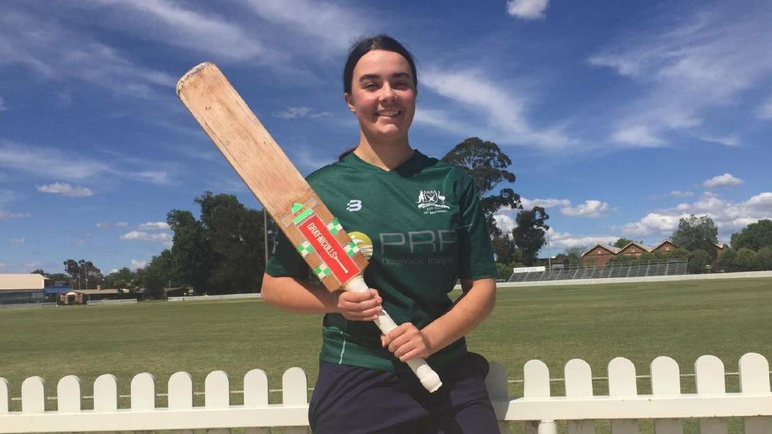 ONWARD AND UPWARDS: Katie Letcher is making plenty of progression with her cricket career. Photo: File 