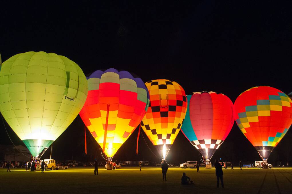 The spectacle of the 2019 Balloon Glow will hopefully return for 2021. Photo - Federation Fotos