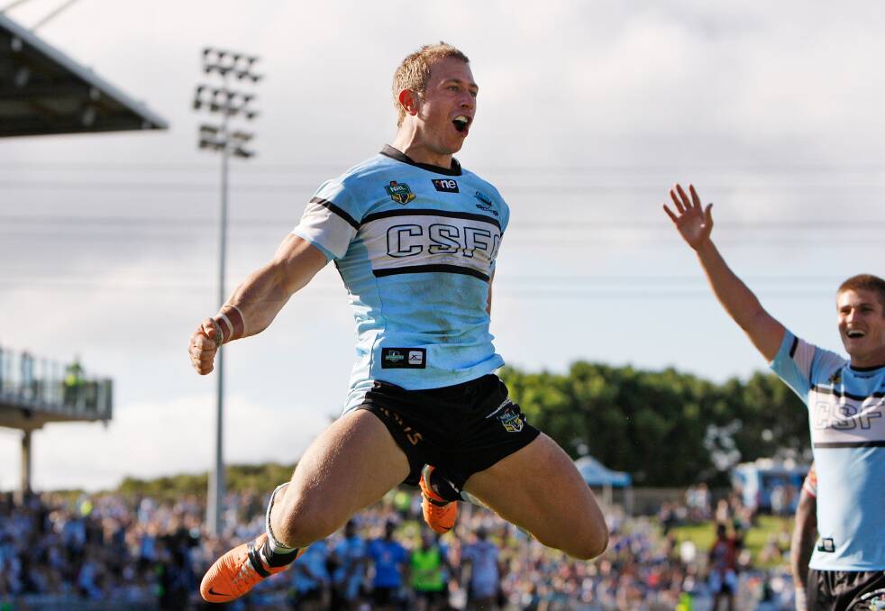 Nathan Stapleton had retired to the country after a career with the Cronulla Sharks and Sydney Roosters. Picture Getty Images