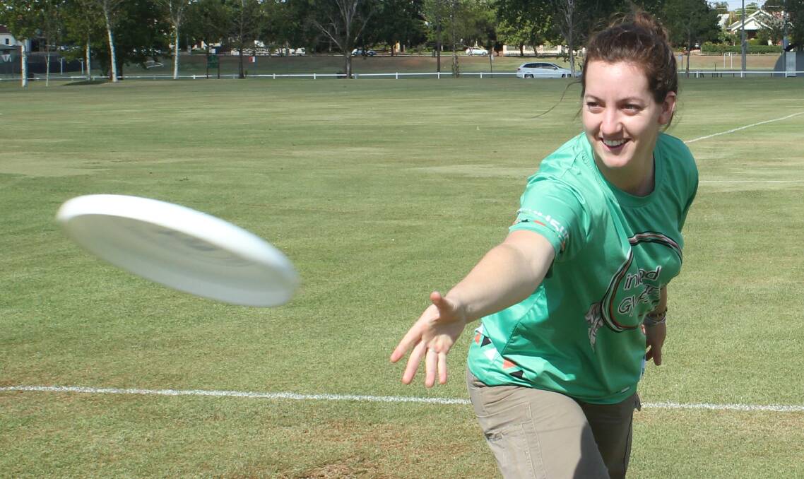 AIRBENDER: Inland Gypsies co-captain Bridget Kaitler is urging people to come and see ultimate frisbee being played at the highest level.