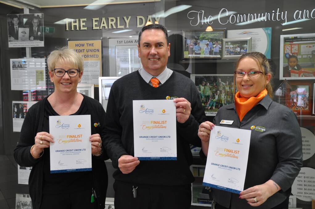 Ongoing success: Orange Credit Union and its dedicated team continued its award winning trend at the Orange Business Awards. Photo: Supplied.