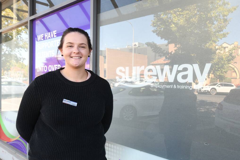 Helping hands: Kaylie and the team from Sureway Employment and Training in Orange are always available to help job seekers start out on their new career path. Photo: File.