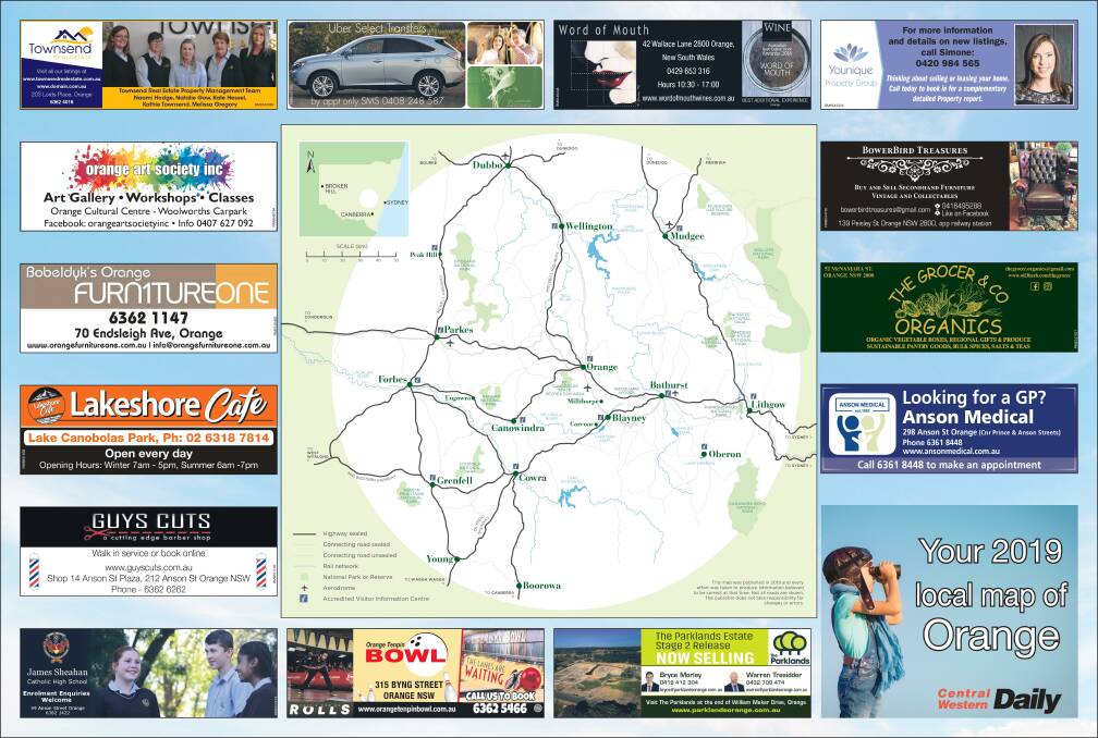 Try it for yourself: Click this map to explore the Central West and discover a wide range of events, history, food and old fashioned hospitality.