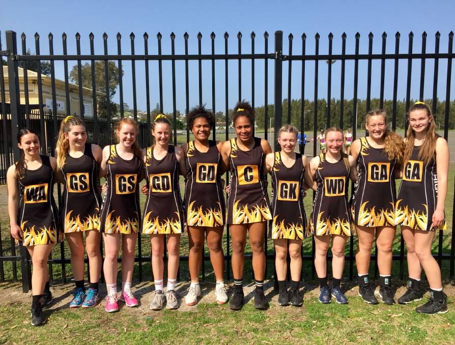 Top Effort: The OHS girls netball team placed fourth in the state at the CHS championships on the south coast earlier in the year. Photo: Supplied.