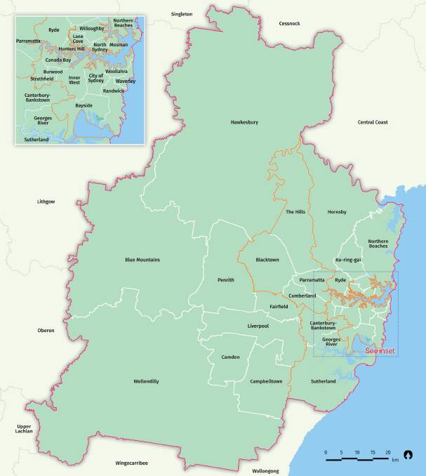 Residents across Western NSW will be impacted by the heavy restrictions put in place for the people in the Greater Sydney region along with those in the Blue Mountains, Central Coast and Wollongong LGA's. Image: Greater Sydney.