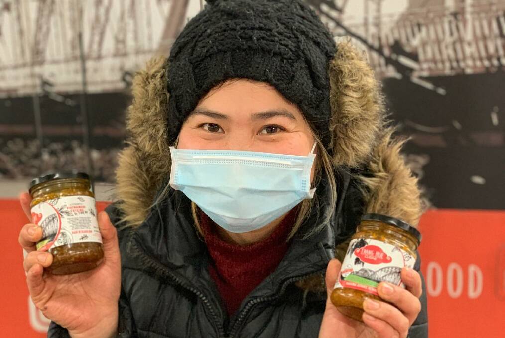 SHOW 'EM HOW IT'S DONE: Trang Hue of Trang Hue Vietnamese will once again be bringing her sauces and other dishes to the markets this Saturday. PHOTO: ORANGE FARMERS MARKET