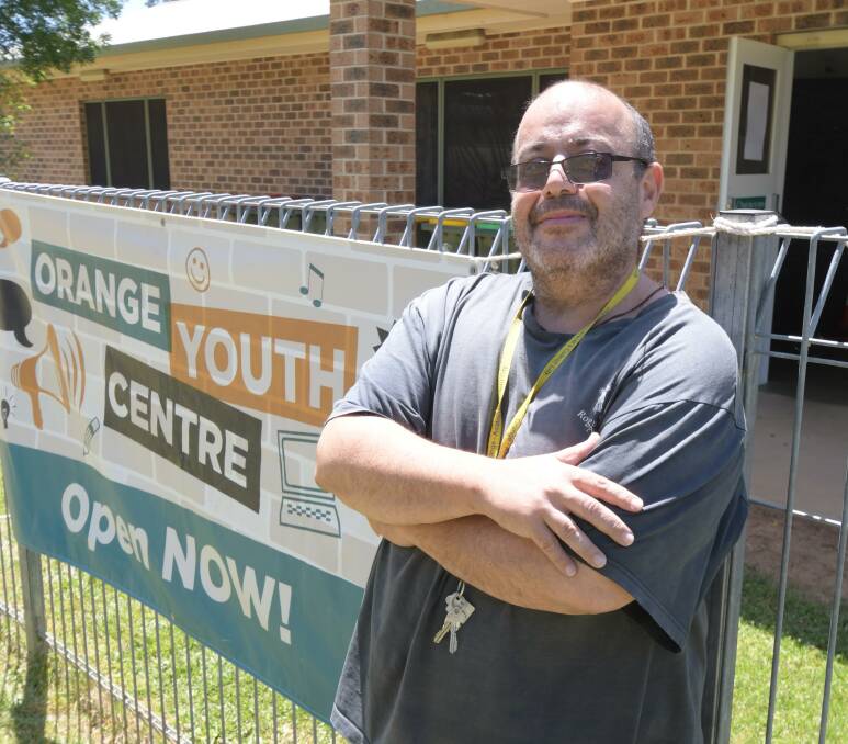 MAKING THE LINK: Glenroi Youth Hub project leader Sarkis Achmar recently relocated to Orange from Western Sydney. PHOTO: JUDE KEOGH