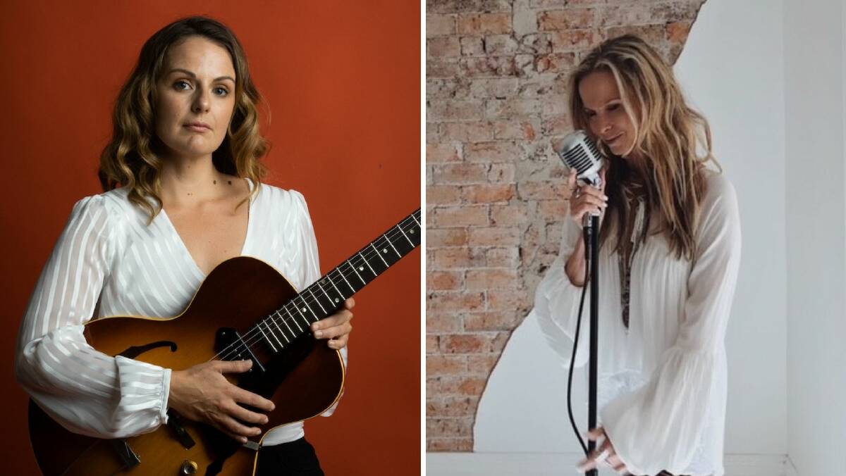 LOCKED-DOWN LYRICS: Orange songwriters Amy Viola and Lynda Manwaring are among 15 artists featured on the album. PHOTOS: SUPPLIED